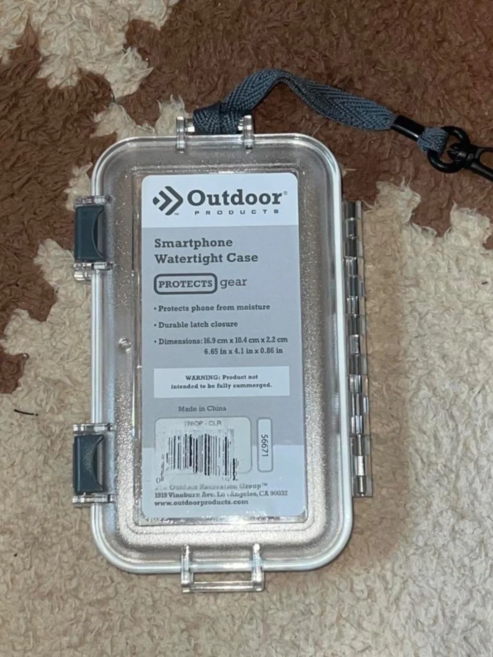 White Waterproof Phone Case